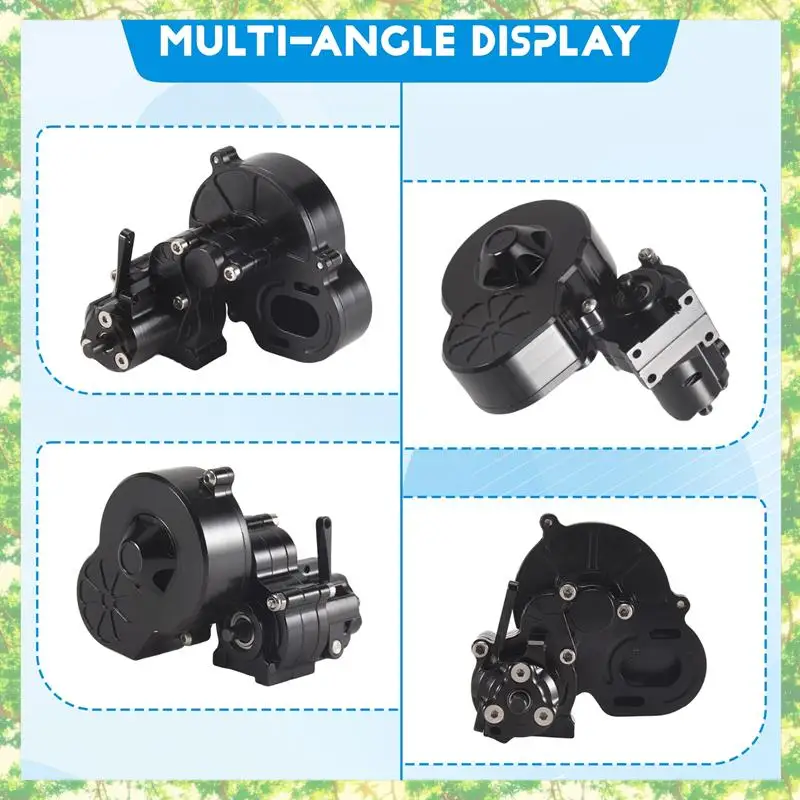 T84C-Metal Complete Gearbox Transmission Box With Dig Gear 1 Speed For 1/10 RC Crawler Car Axial SCX10 AX10 Wraith
T84C-Metal Complete Gearbox Transmission Box With Dig Gear 1 Speed For 1/10 RC Crawler Car Axial SCX10 AX10 Wraith