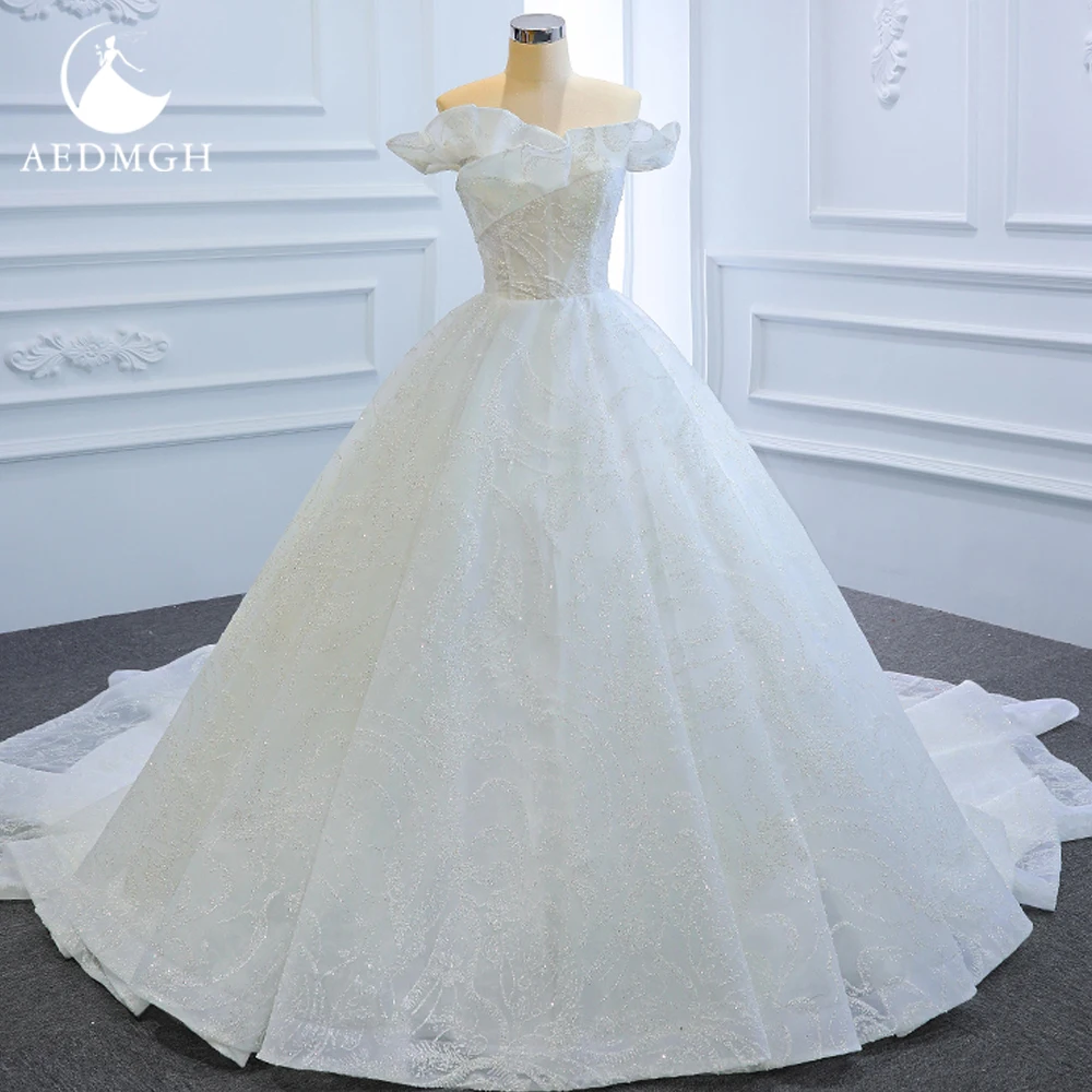 Aedmgh Ball Gown Luxury Shiny Wedding Dresses 2024 Sweetheart Ruffle Neck Sleeveless Vestido De Novia Lace Chic Robe De Mariee
Aedmgh Ball Gown Luxury Shiny Wedding Dresses 2024 Sweetheart Ruffle Neck Sleeveless Vestido De Novia Lace Chic Robe De Mariee