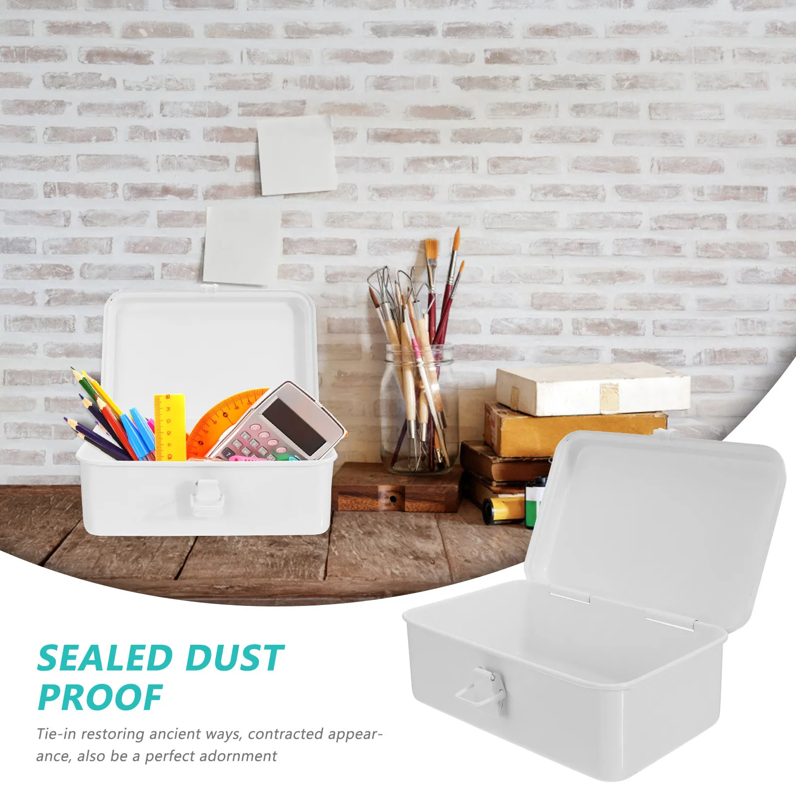 Коробка для хранения канцелярских принадлежностей, настольный органайзер, контейнер для школьных принадлежностей, держатель для мелочей для дома и офиса, прочный многофункциональный ящик для файлов
Коробка для хранения канцелярских принадлежностей, настольный органайзер, контейнер для школьных принадлежностей, держатель для мелочей для дома и офиса, прочный многофункциональный ящик для файлов