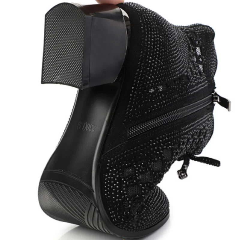 ZXRYXGS Large Size Spring Summer Boots 2026 Premium Microfiber Mesh Rhinestone Women Fashion Boots Black Mid Heels Cool Boots
ZXRYXGS Large Size Spring Summer Boots 2026 Premium Microfiber Mesh Rhinestone Women Fashion Boots Black Mid Heels Cool Boots