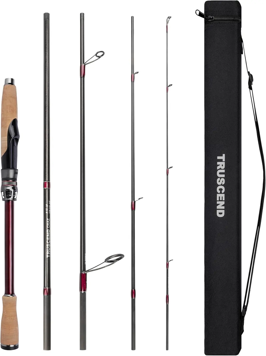 Premium Multi-Piece Spinning Fishing Rod, 1-Piece Performance, Toray Carbon, Fuji K-Guides for Freshwater & Saltwater
Premium Multi-Piece Spinning Fishing Rod, 1-Piece Performance, Toray Carbon, Fuji K-Guides for Freshwater & Saltwater