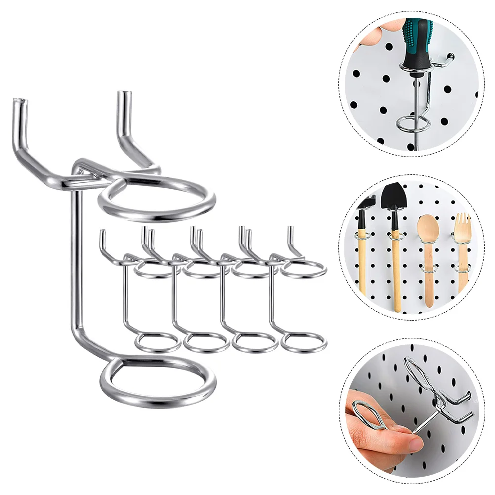 5 Pcs Pegboard Hooks Double Screwdriver Holder Iron Utility ganizer for Home Kitchen Office Garage Storeroom
5 Pcs Pegboard Hooks Double Screwdriver Holder Iron Utility ganizer for Home Kitchen Office Garage Storeroom