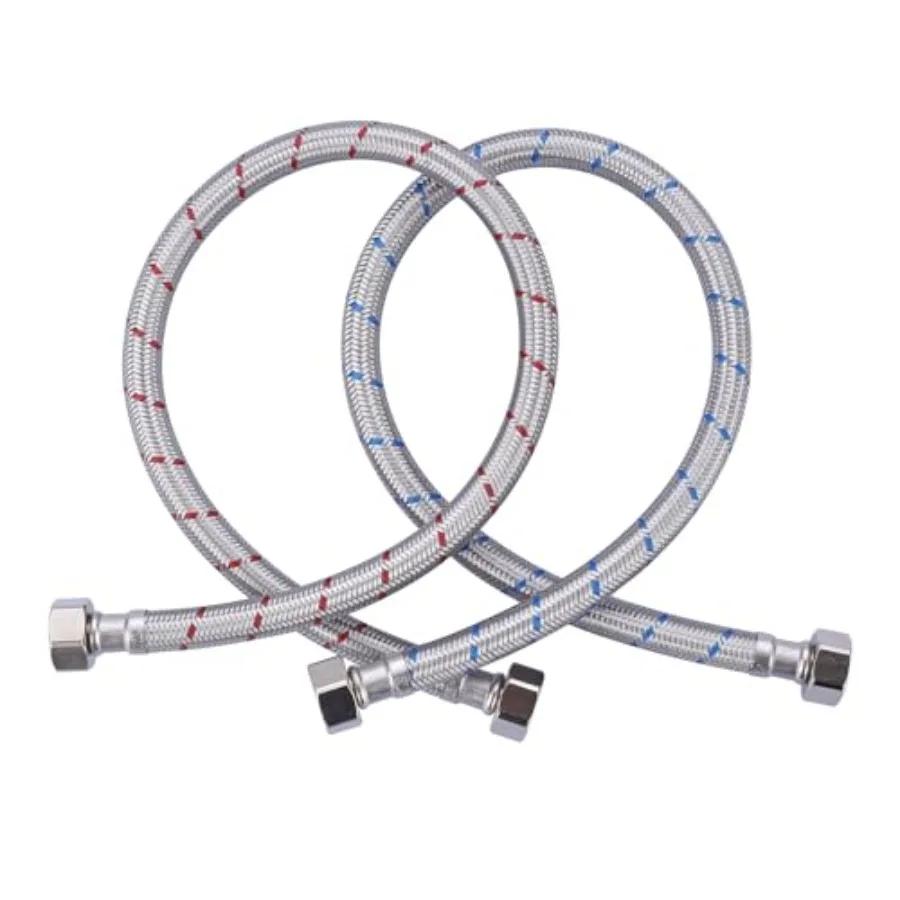 Length Faucet Hose 1/2" to 1/2", Braided Staless Steel cUPC Supply Les 1/2 ch FIP x 1/2 ch FIP Sk Hose Attachment for Faucet 1
Length Faucet Hose 1/2" to 1/2", Braided Staless Steel cUPC Supply Les 1/2 ch FIP x 1/2 ch FIP Sk Hose Attachment for Faucet 1