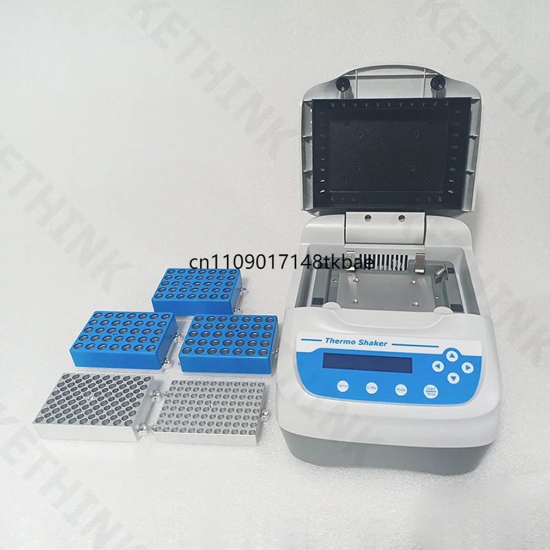 Heated Shaker 96 Well Plate KT-TPS1000 Mini Cell Laboratory Thermostatic Heat Cool Thermo Shaker Incubator Machine with Hot Lid
Heated Shaker 96 Well Plate KT-TPS1000 Mini Cell Laboratory Thermostatic Heat Cool Thermo Shaker Incubator Machine with Hot Lid