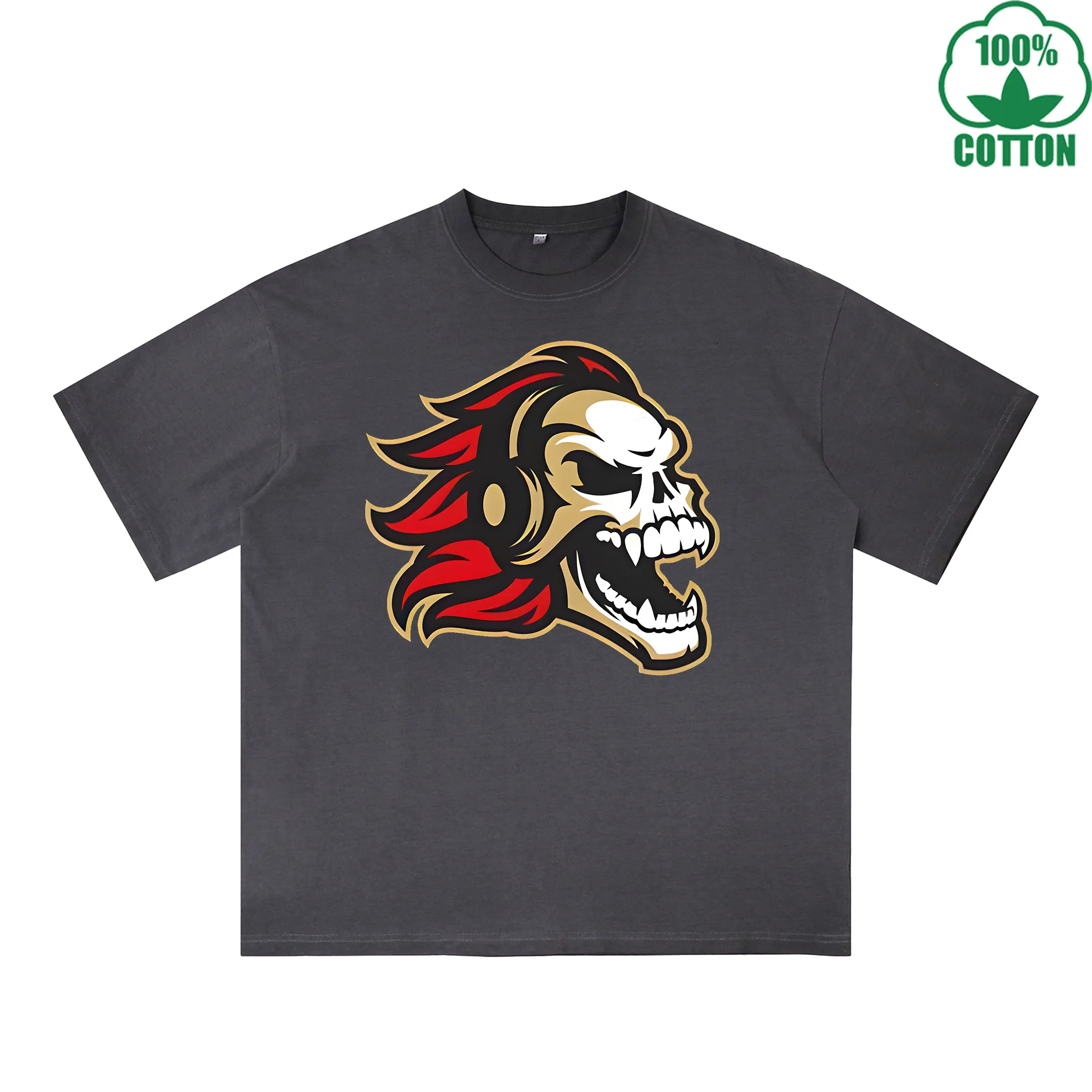 Футболка с принтом «Красношеврый скелет», эффект потертости, 230 г, разноцветная, свободного кроя, модная, 100% хлопок, с коротким рукавом
Футболка с принтом «Красношеврый скелет», эффект потертости, 230 г, разноцветная, свободного кроя, модная, 100% хлопок, с коротким рукавом