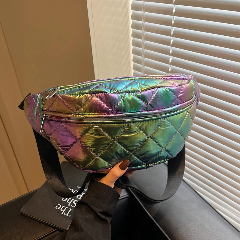 Waist Bag Fashion Laser Chest Pack Retro Embroidery Fanny Pack Woman Belt Bag Casual Shopping Shoulder Crossbody Bag Phone Purse
Waist Bag Fashion Laser Chest Pack Retro Embroidery Fanny Pack Woman Belt Bag Casual Shopping Shoulder Crossbody Bag Phone Purse