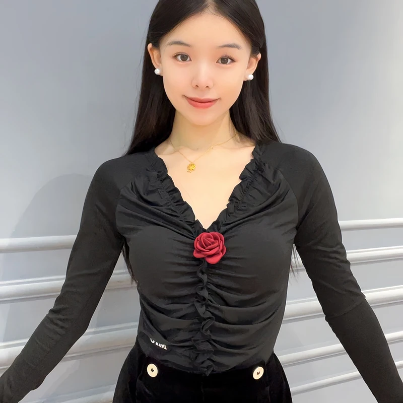 New Modern Dance Tops For Women Sexy Long Sleeved Bodysuit Adult Chacha Rumba Tango Dress Latin Dance Practice Clothes DN16893
New Modern Dance Tops For Women Sexy Long Sleeved Bodysuit Adult Chacha Rumba Tango Dress Latin Dance Practice Clothes DN16893