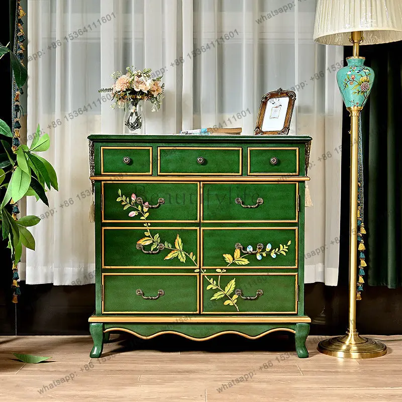 American country home living room locker retro home door side cabinet
American country home living room locker retro home door side cabinet