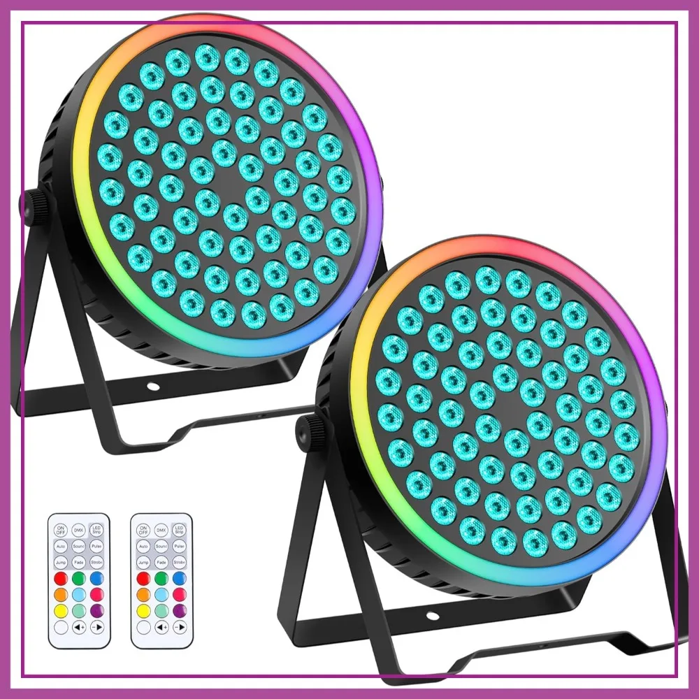 90W RGB Stage Par Can Light with Light Strip, DMX512 Sound Activated Auto Strobe for DJ Party Wedding Church Events
90W RGB Stage Par Can Light with Light Strip, DMX512 Sound Activated Auto Strobe for DJ Party Wedding Church Events