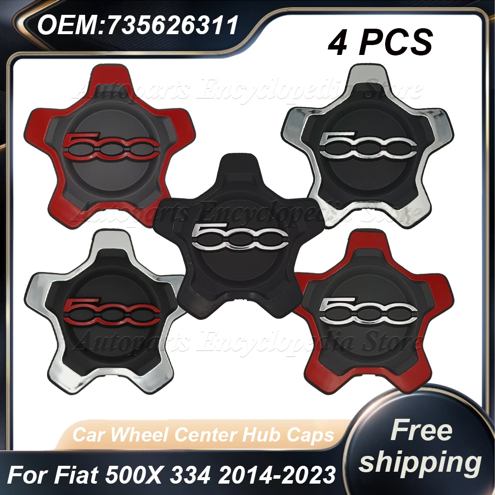 4PCS 735626311 Car Wheel Center Hub Caps Replacement For Fiat 500X 334 2014-2023 Wheel Hub Center Cap Cover 735626312
4PCS 735626311 Car Wheel Center Hub Caps Replacement For Fiat 500X 334 2014-2023 Wheel Hub Center Cap Cover 735626312
