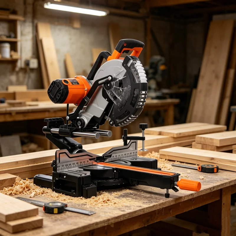 10" Dual Bevel 2-Speed Sliding Miter Saw, 15A LED Compound Miter Saw W/48T Blade, 0-45° Bevel, Extension Table, 3.5×13in Cutting Capacity
10" Dual Bevel 2-Speed Sliding Miter Saw, 15A LED Compound Miter Saw W/48T Blade, 0-45° Bevel, Extension Table, 3.5×13in Cutting Capacity