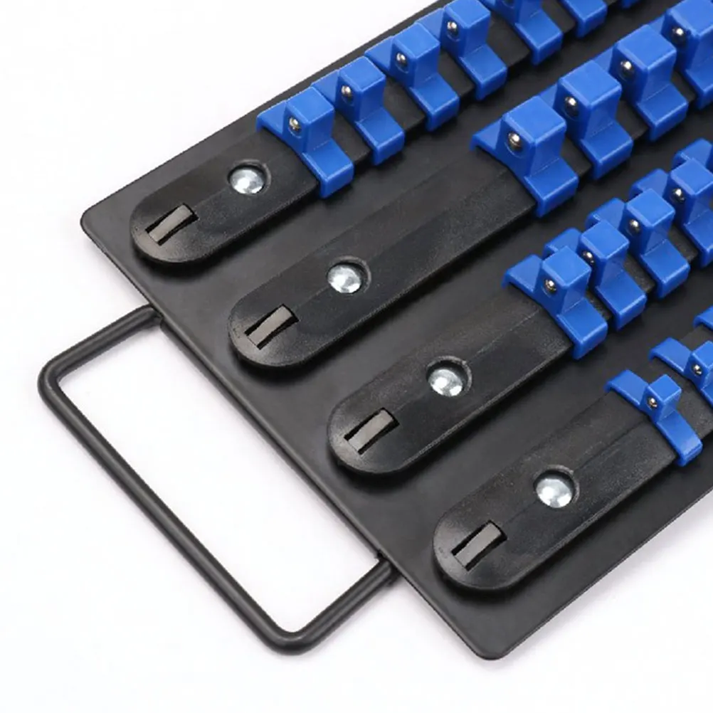 80 Pcs High Grade Abs Socket Storage Rail Organizer Universal Wrench Mountable Rack For 1/4 Inch 3/8 Inch 1/2 Inch Sockets Tool
80 Pcs High Grade Abs Socket Storage Rail Organizer Universal Wrench Mountable Rack For 1/4 Inch 3/8 Inch 1/2 Inch Sockets Tool