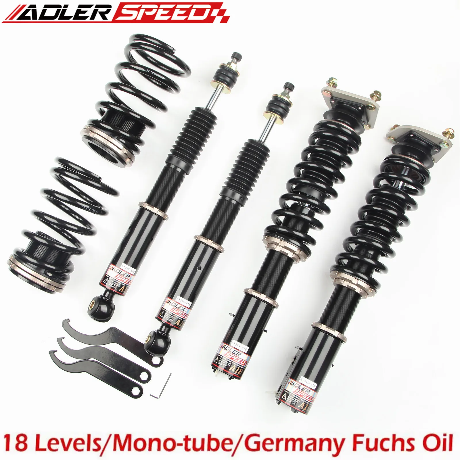 Комплект койловеров ADLERSPEED для Ford Mustang 1994-2004 18-позиционный Adj. Демпферная опускающая подвеска
Комплект койловеров ADLERSPEED для Ford Mustang 1994-2004 18-позиционный Adj. Демпферная опускающая подвеска
