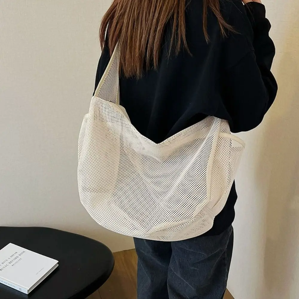Korean Mesh Hollow Totes Bag Waterproof Beach Fitness Shoulder Bag Swim Large Capacity Storage Washbag Summer
Korean Mesh Hollow Totes Bag Waterproof Beach Fitness Shoulder Bag Swim Large Capacity Storage Washbag Summer