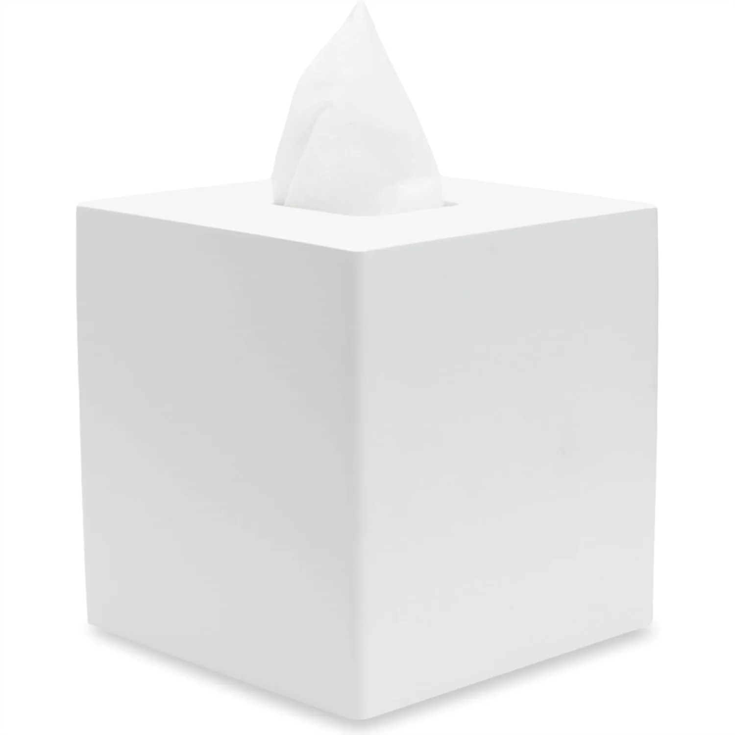Matte White Square Tissue Box Cover for Bathroom, Office, Bedroom, and Vanity Countertop
Matte White Square Tissue Box Cover for Bathroom, Office, Bedroom, and Vanity Countertop