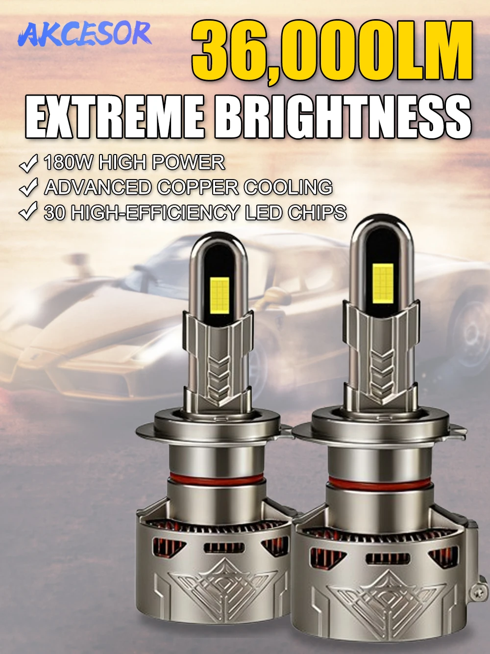 H4 H7 H11 9005 9006 LED Headlight Bulbs 9004 9007 9008 H1 5202 6500K Super Bright Copper Cooling Auto Lamp IP68 Waterproof 2PCS
H4 H7 H11 9005 9006 LED Headlight Bulbs 9004 9007 9008 H1 5202 6500K Super Bright Copper Cooling Auto Lamp IP68 Waterproof 2PCS