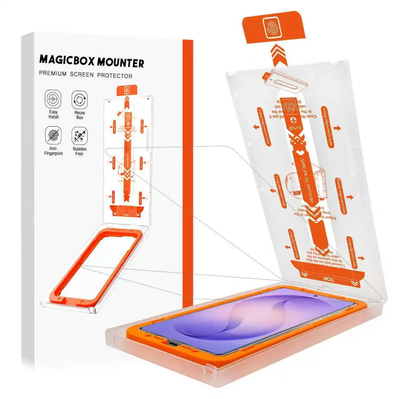 High-definition Tempered Glass Screen Protector for The for Samsung S25U/S24+/S23+/S26U (manufactured in A Dust-free Chamber)
High-definition Tempered Glass Screen Protector for The for Samsung S25U/S24+/S23+/S26U (manufactured in A Dust-free Chamber)