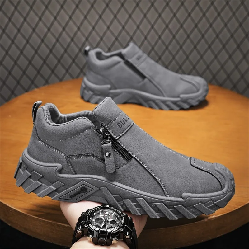 Men's Work Shoes Spring Construction Waterproof Anti-slip Wear-resistant Slip-on Sports Casual Work Shoes Korean Style
Men's Work Shoes Spring Construction Waterproof Anti-slip Wear-resistant Slip-on Sports Casual Work Shoes Korean Style