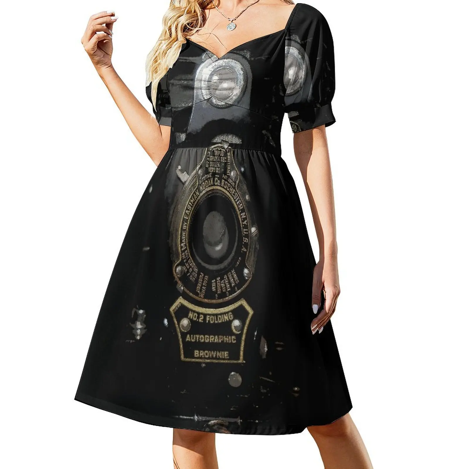 VINTAGE AUTOGRAPHIC BROWNIE FOLDING CAMERA Short-Sleeved Dress Dress vintage evening dress Bridesmaid woman
VINTAGE AUTOGRAPHIC BROWNIE FOLDING CAMERA Short-Sleeved Dress Dress vintage evening dress Bridesmaid woman