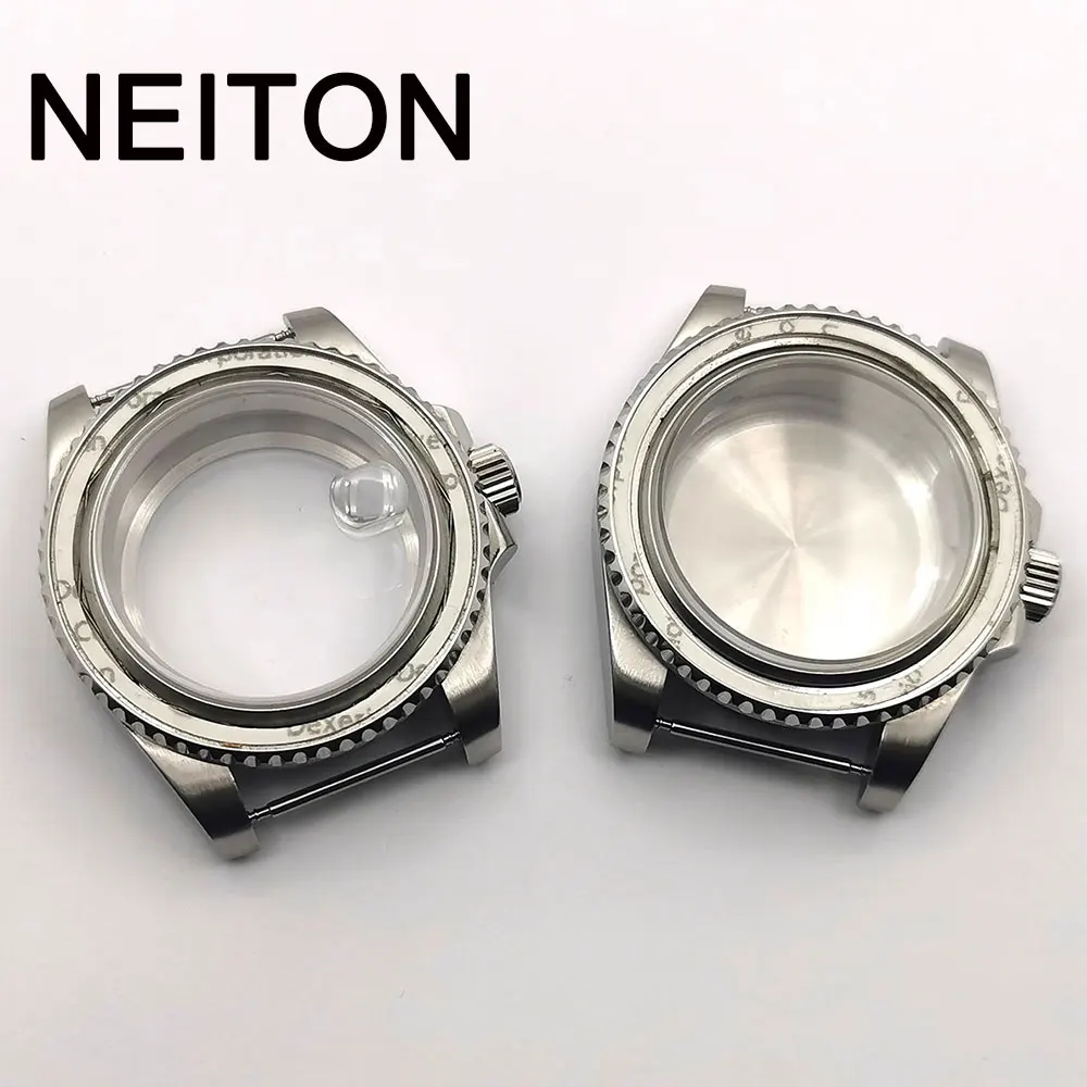 NEITON 40mm Black PVD Case Sapphire Glass Black Fit ETA2836 NH35/36 Mingzhu DG2813/5833 Miyota 8215/8205 Back Transparent Glass
NEITON 40mm Black PVD Case Sapphire Glass Black Fit ETA2836 NH35/36 Mingzhu DG2813/5833 Miyota 8215/8205 Back Transparent Glass