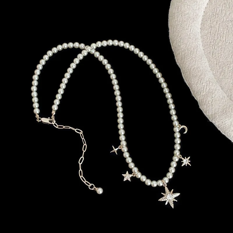 Minar High Quality Full CZ Cubic Zirconia Starburst Moon Simulated Pearl Pendant Necklaces for Women Ladies Strand Chain Chokers
Minar High Quality Full CZ Cubic Zirconia Starburst Moon Simulated Pearl Pendant Necklaces for Women Ladies Strand Chain Chokers