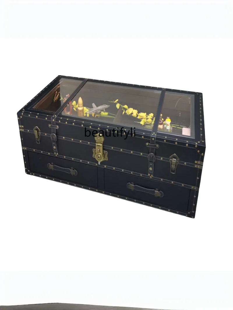 European-Style Retro Store Display Cabinet Table Tempered Glass Table Leather Case Size Personalized Creative
European-Style Retro Store Display Cabinet Table Tempered Glass Table Leather Case Size Personalized Creative