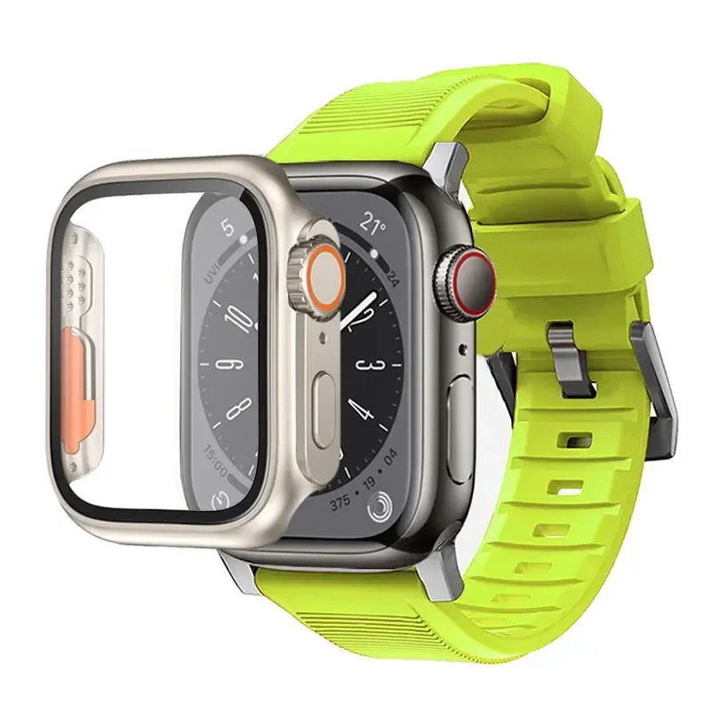 Стекло + чехол + ремешок для Apple Watch Band 44 мм 45 мм 44 мм Силиконовый ремень-браслет iWatch 3 4 5 6 SE 7 8 9 Изменение на ультра 49 мм
Стекло + чехол + ремешок для Apple Watch Band 44 мм 45 мм 44 мм Силиконовый ремень-браслет iWatch 3 4 5 6 SE 7 8 9 Изменение на ультра 49 мм