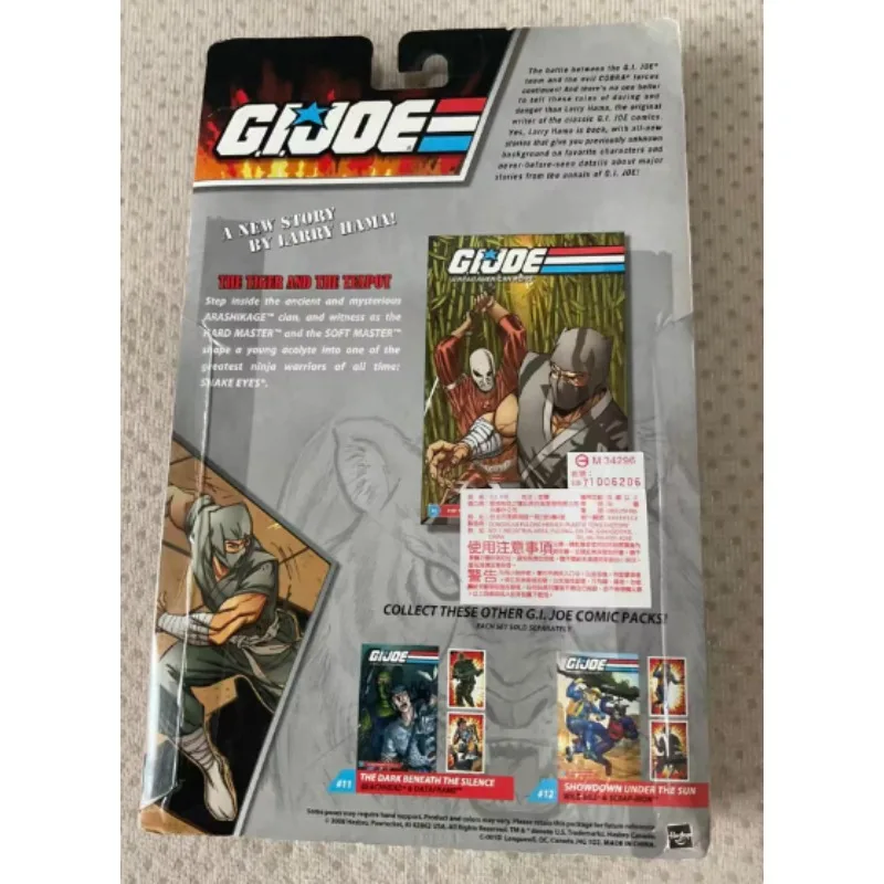 Оригинальный Hasbro G.I. Коллекционная модель аниме-фигурок Joe A REAL AMERICAN HERO COMIC PACK HARO MASTER & SNAKE EYES
Оригинальный Hasbro G.I. Коллекционная модель аниме-фигурок Joe A REAL AMERICAN HERO COMIC PACK HARO MASTER & SNAKE EYES