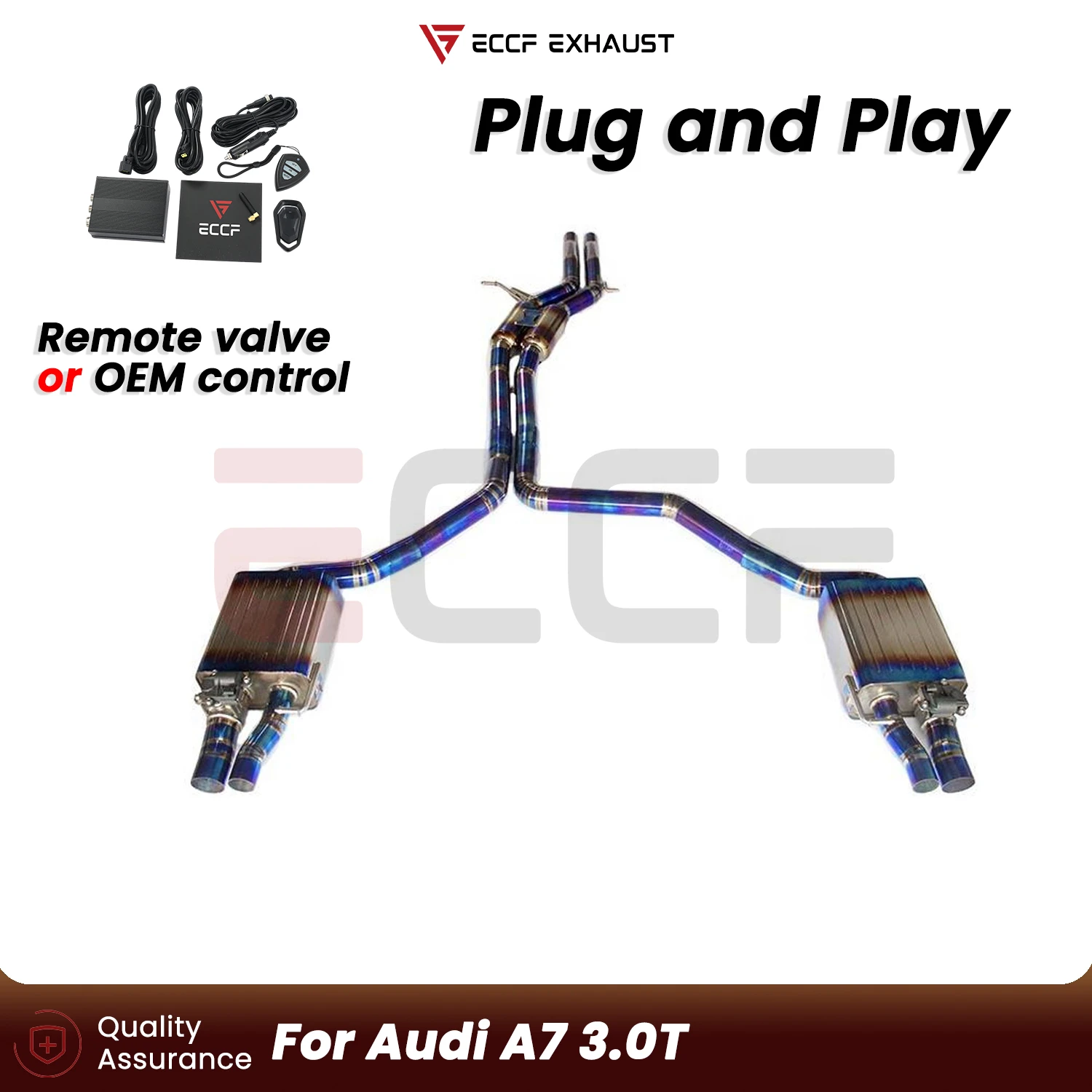 Aggressive Exhaust Sound Titanium Catback exhaust system For 2012-2023 Audi A7 3.0T Plug and Play Performance Upgrade
Aggressive Exhaust Sound Titanium Catback exhaust system For 2012-2023 Audi A7 3.0T Plug and Play Performance Upgrade