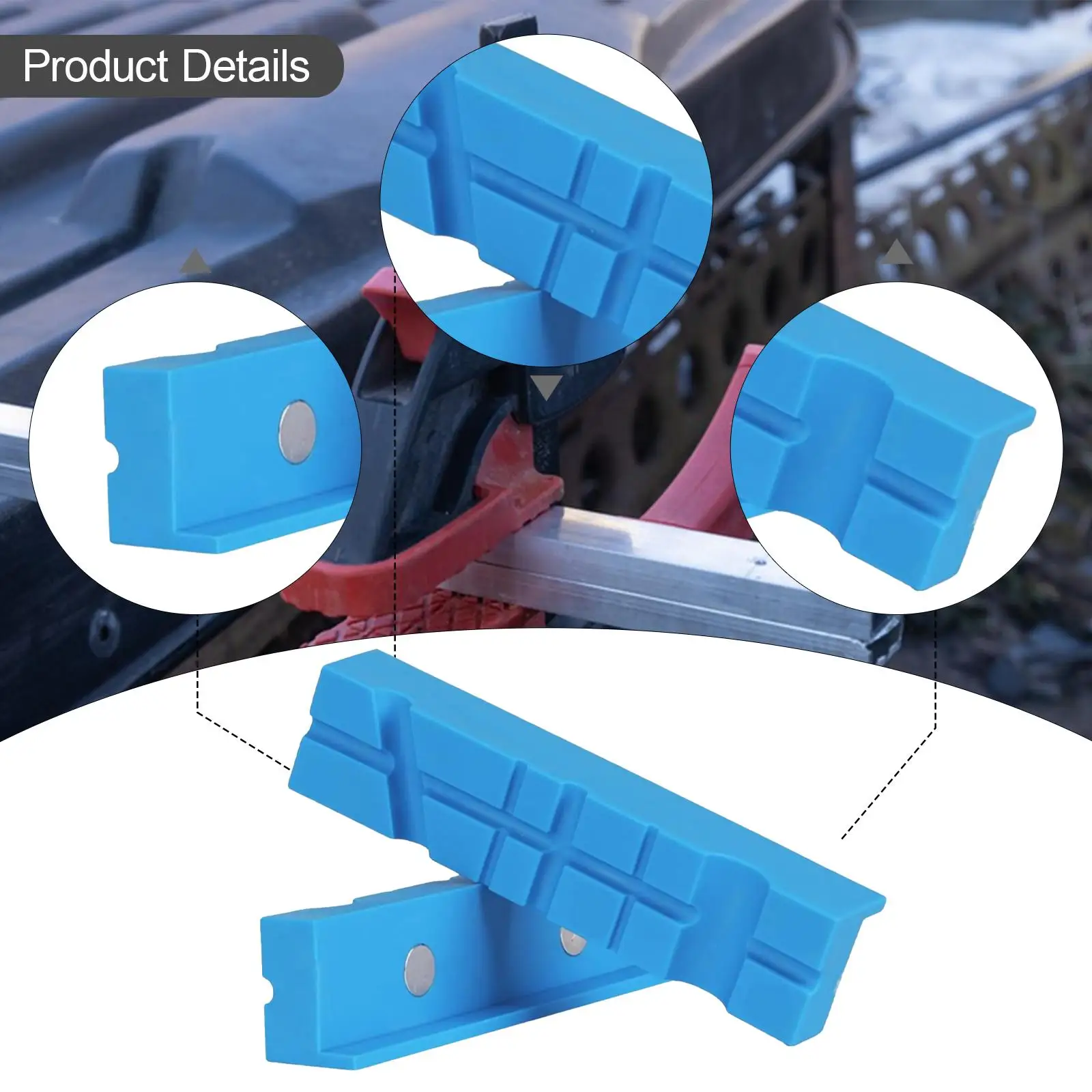 2 Pieces Vise Jaw Pads Protector Golf Rubber Home Plumbing Multi Groove Soft
2 Pieces Vise Jaw Pads Protector Golf Rubber Home Plumbing Multi Groove Soft