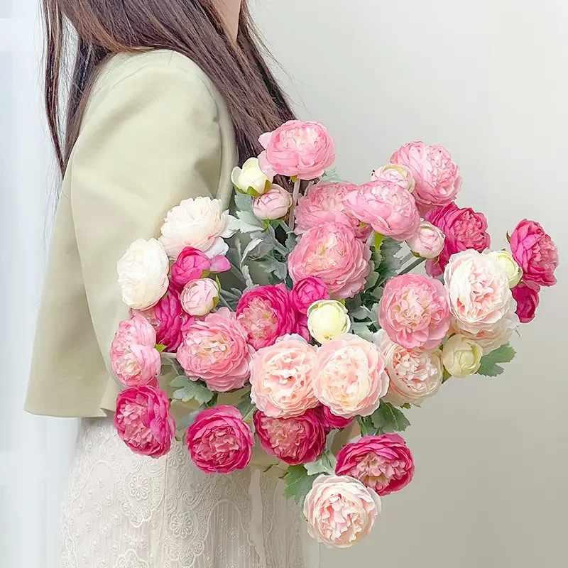 Peony Bouquet — 20 Stems (≈60 Heads), 50 cm, Bendable Stems for Wedding & Home Décor (Vase Not Included) Artificial Potted Flower Faux Flower Garland flower bouquets summerwins,summerwins
Peony Bouquet — 20 Stems (≈60 Heads), 50 cm, Bendable Stems for Wedding & Home Décor (Vase Not Included) Artificial Potted Flower Faux Flower Garland flower bouquets summerwins,summerwins