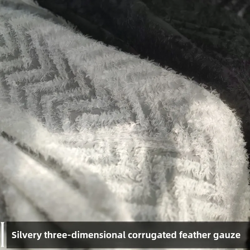 Short Feather Tassel Georgette Fabric Jacquard Dress Clothing Design Creative Fabrics for Diy Sewing Clothing By Meter
Short Feather Tassel Georgette Fabric Jacquard Dress Clothing Design Creative Fabrics for Diy Sewing Clothing By Meter