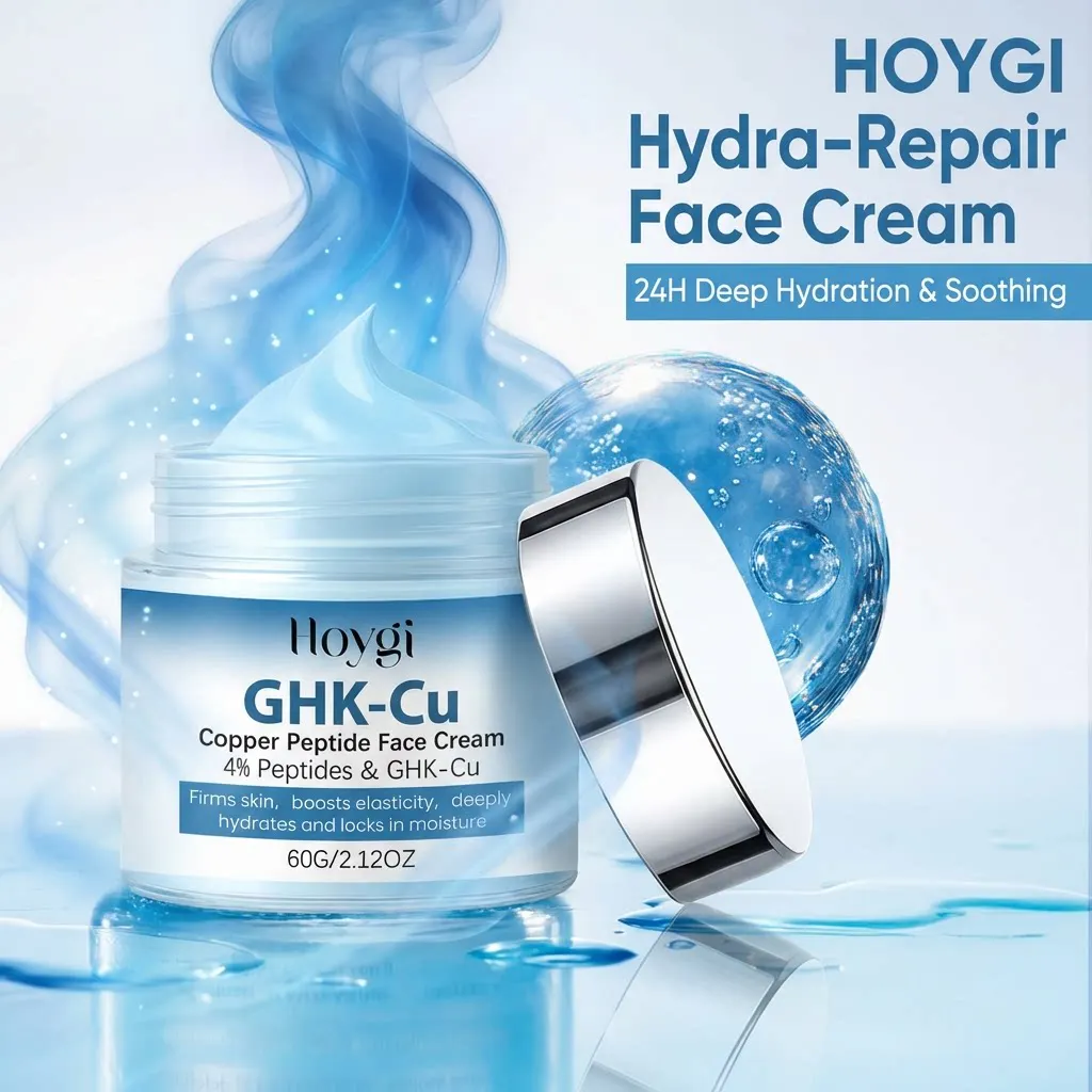 60g GHK-Cu Copper Peptide Face Cream Firming Elasticity Deep Hydration Long Lasting Moisturizing Daily Facial Care
60g GHK-Cu Copper Peptide Face Cream Firming Elasticity Deep Hydration Long Lasting Moisturizing Daily Facial Care