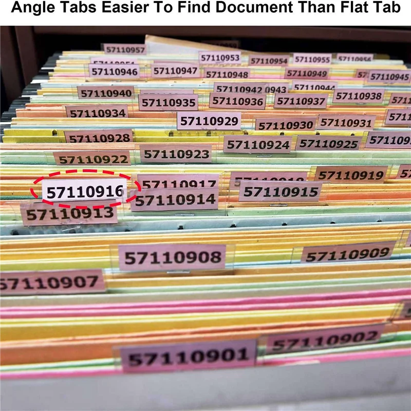 B03C-360 Sets File Document Tabs 2 Inch Hanging Folder Tabs And Multicolor Inserts For Quick Identification Of Hanging Files
B03C-360 Sets File Document Tabs 2 Inch Hanging Folder Tabs And Multicolor Inserts For Quick Identification Of Hanging Files