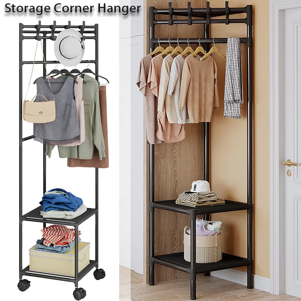 1 Set Multifunctional Corner Coat Rack Equipped with Shoe Shelf and Hook Suitable for Entryway Closets Bedrooms and Living Room
1 Set Multifunctional Corner Coat Rack Equipped with Shoe Shelf and Hook Suitable for Entryway Closets Bedrooms and Living Room