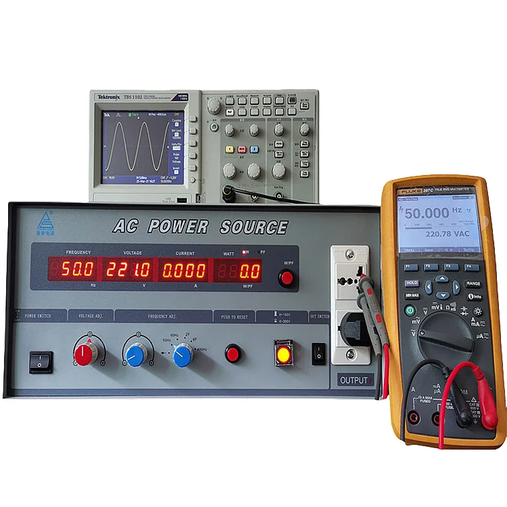 500VA/1000VA/2000VA Single-Phase 45-400Hz Regulated Power Supply 0-300V Variable Frequency AC Power Source PS1005/PS6101/PS6102
500VA/1000VA/2000VA Single-Phase 45-400Hz Regulated Power Supply 0-300V Variable Frequency AC Power Source PS1005/PS6101/PS6102
