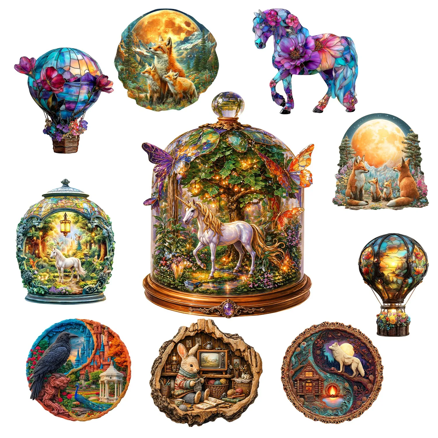Fantasy Forest Theme Flat Wooden Puzzle Gift For Teen Kid Perfect Gift for Christmas, Birthday & New Year
Fantasy Forest Theme Flat Wooden Puzzle Gift For Teen Kid Perfect Gift for Christmas, Birthday & New Year