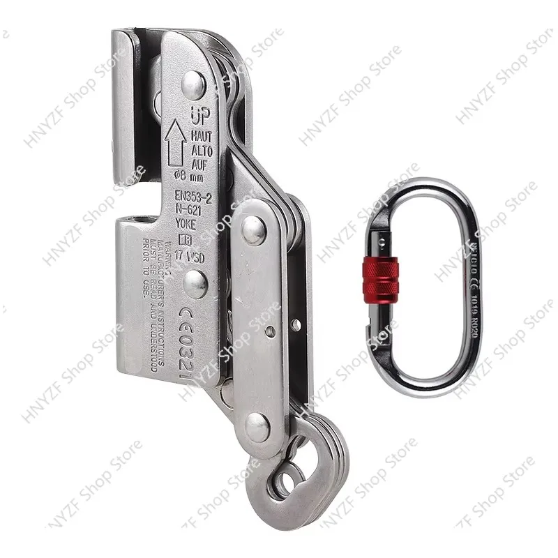 CE EN Alloy 304 Stainless Steel Wire Rope Grab Fall Protection Equipment for 8mm 10mm 12mm High-altitude Wire Rope Fall Arrester
CE EN Alloy 304 Stainless Steel Wire Rope Grab Fall Protection Equipment for 8mm 10mm 12mm High-altitude Wire Rope Fall Arrester