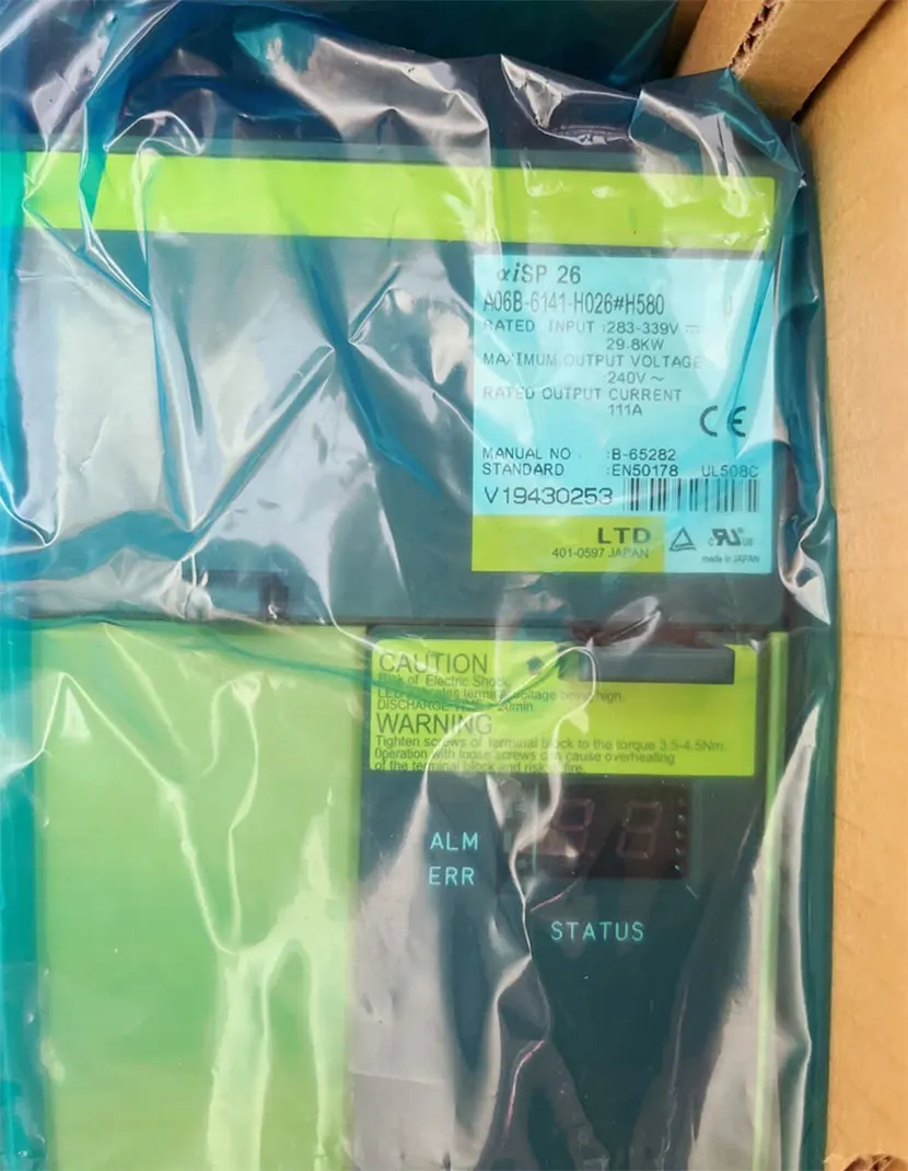 Brand new A06B-6141-H026 A06B-6141-H026#H580 A06B-6130-H002 A06B-6132-H002 One-year warranty
Brand new A06B-6141-H026 A06B-6141-H026#H580 A06B-6130-H002 A06B-6132-H002 One-year warranty