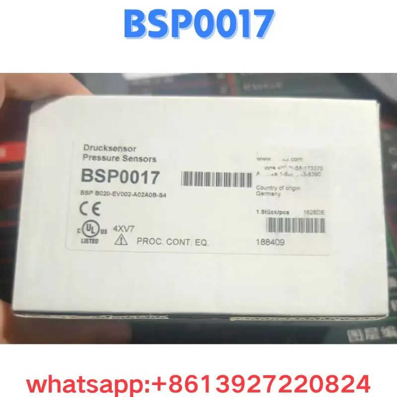 Новый оригинальный датчик BSP0017 BSP B020-EV002-A02A0B-S4. Быстрая доставка.
Новый оригинальный датчик BSP0017 BSP B020-EV002-A02A0B-S4. Быстрая доставка.