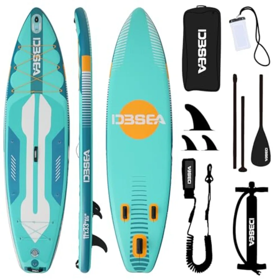 11 ft Inflatable Stand Up Paddle Board for adults youth, heavy duty PVC, blue, extra wide and stable for 2-person use with full
11 ft Inflatable Stand Up Paddle Board for adults youth, heavy duty PVC, blue, extra wide and stable for 2-person use with full