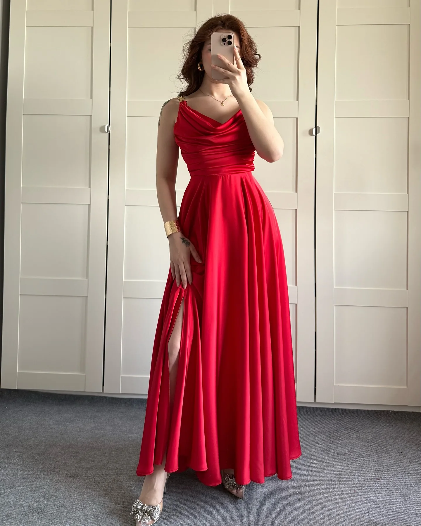 Customized Simple Red Jersey Evening Dress Elegant Sleeveless Prom Dresses Luxury Sweep Train Special Occasion Gowns
Customized Simple Red Jersey Evening Dress Elegant Sleeveless Prom Dresses Luxury Sweep Train Special Occasion Gowns