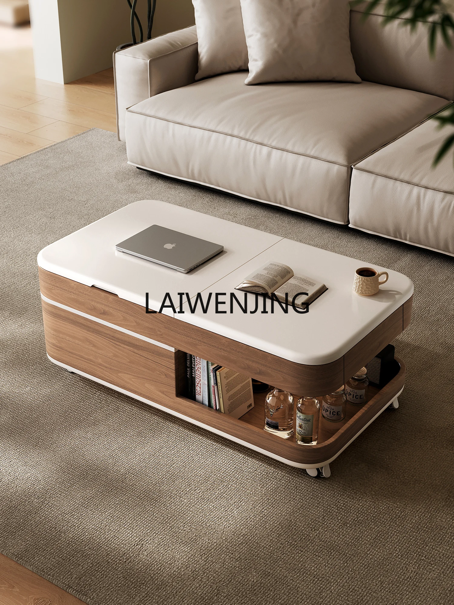 SGF Lifting Coffee Table Solid Wood Light Luxury Movable Square Multifunctional Pulley
SGF Lifting Coffee Table Solid Wood Light Luxury Movable Square Multifunctional Pulley