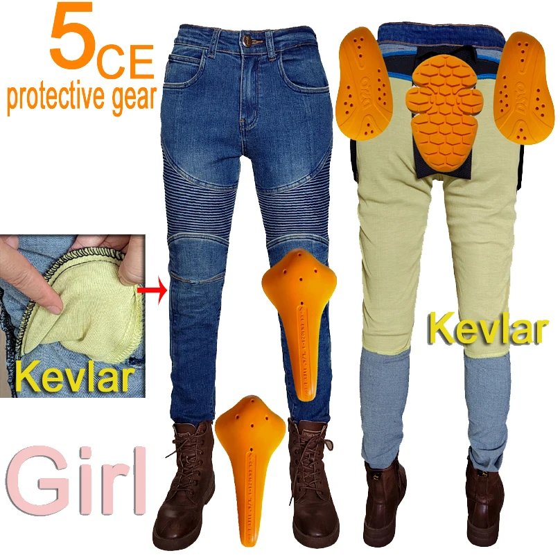 Kevlar Motorcycle Jeans Women Protective Motorbike Pants Riding Touring Trousers Black Moto Gear
Kevlar Motorcycle Jeans Women Protective Motorbike Pants Riding Touring Trousers Black Moto Gear