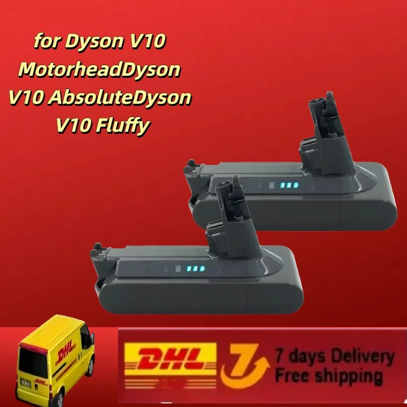 25.2V 6000mAh-8000mAh Replacement Battery ForV10, Works with V10 Absolute/Fluffy Cordless Vacuum Cleaners, Stable Power Output
25.2V 6000mAh-8000mAh Replacement Battery ForV10, Works with V10 Absolute/Fluffy Cordless Vacuum Cleaners, Stable Power Output