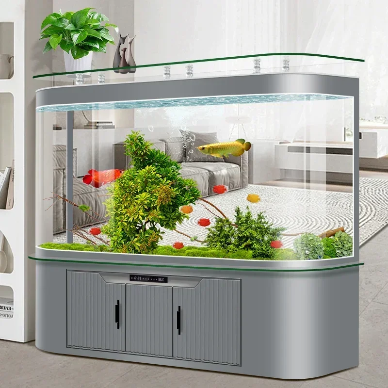 Hot Bending Integrated Molding Fish Tank Living Room New Bottom Filter Change Water Large Floor Aquarium
Hot Bending Integrated Molding Fish Tank Living Room New Bottom Filter Change Water Large Floor Aquarium