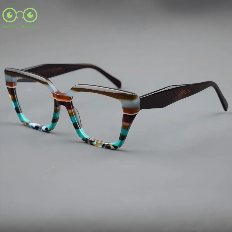 Европейская персонализированная мужская оправа для глаз с цветными блоками, высококачественная женская модная новая квадратная оправа из ацетатного волокна
Европейская персонализированная мужская оправа для глаз с цветными блоками, высококачественная женская модная новая квадратная оправа из ацетатного волокна