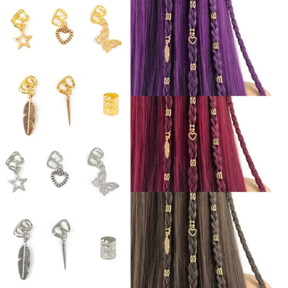 26pcs Butterfly Hollow Out Hair Ring Dread Locks Metal Cuff Clips Dreadlocks Beads Gold and Silver Dirty Braids Hair Braid Tubes
26pcs Butterfly Hollow Out Hair Ring Dread Locks Metal Cuff Clips Dreadlocks Beads Gold and Silver Dirty Braids Hair Braid Tubes