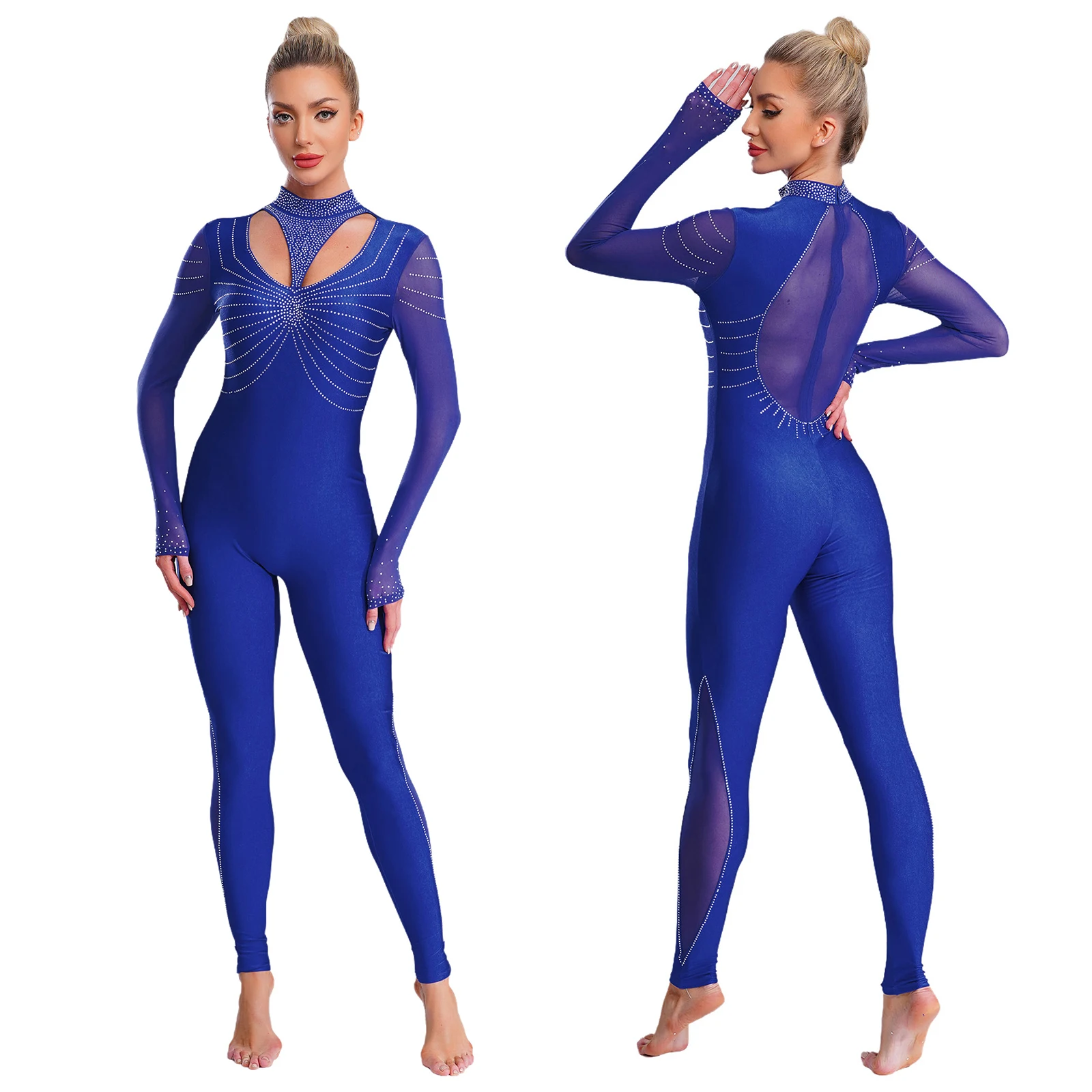 Adult Women Lyrical Mesh Gymnastics Ballet Dance Performance Jumpsuit Figure Skating Acrobatics Dance Competition Bodysuits
Adult Women Lyrical Mesh Gymnastics Ballet Dance Performance Jumpsuit Figure Skating Acrobatics Dance Competition Bodysuits