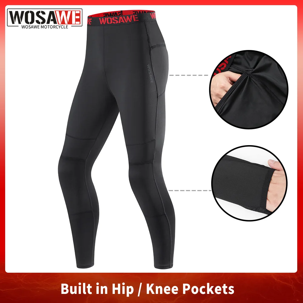WOSAWE Summer Motorcycle Pants Breathable Quick Drying Compression Pants Men Women Outdoor Sports Trousers Casual Fitness Tights
WOSAWE Summer Motorcycle Pants Breathable Quick Drying Compression Pants Men Women Outdoor Sports Trousers Casual Fitness Tights